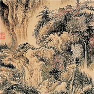 西山红树图