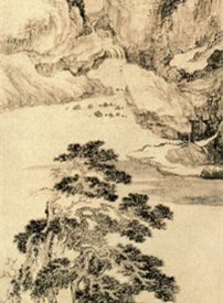岩栖高士图