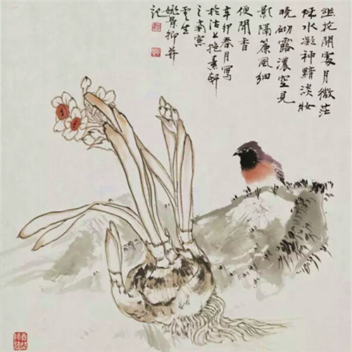 幽花开处