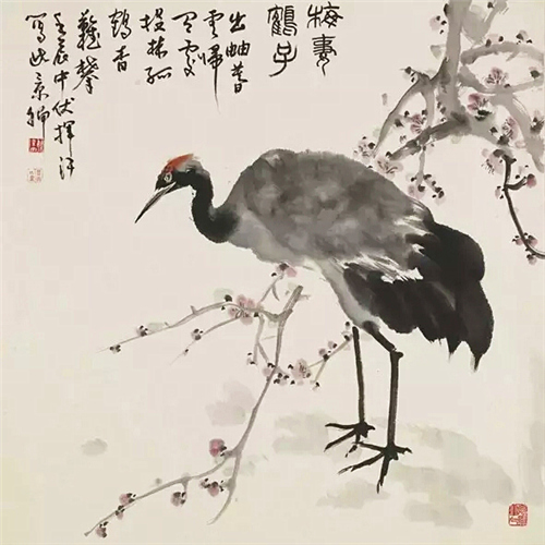 梅鹤图